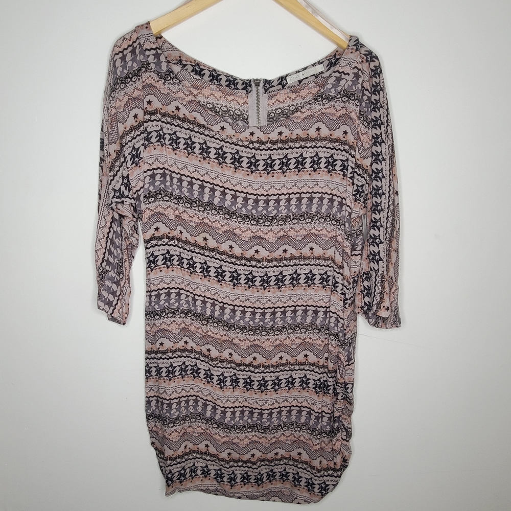ONLY Edge collection patterned mini dress
